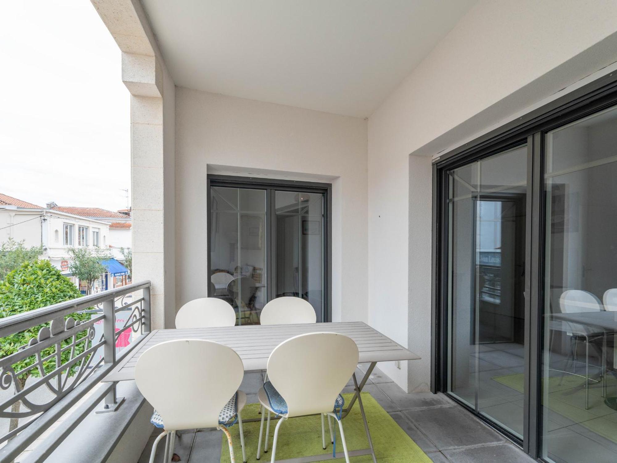 T3 En Centre-Ville D'Arcachon, Proche Plage, Balcons, Parking, Ascenseur Et Wi-Fi - Fr-1-319-440 Luaran gambar